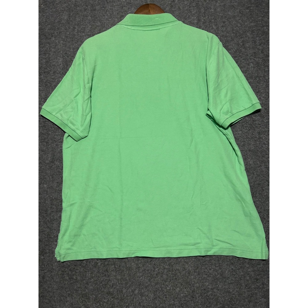 Psycho bunny polo shirt mens green logo pima cotton size 7 preppy - Picture 3 of 8